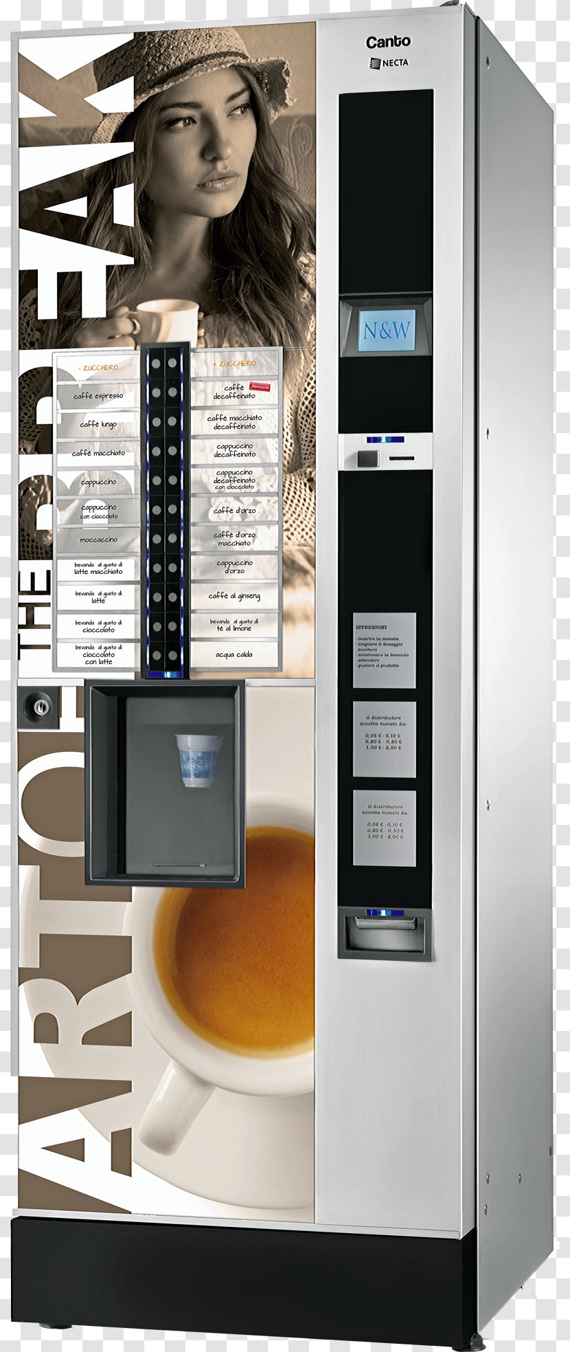 Coffee Vending Machine Drink Machines Automat - Innovation Transparent PNG