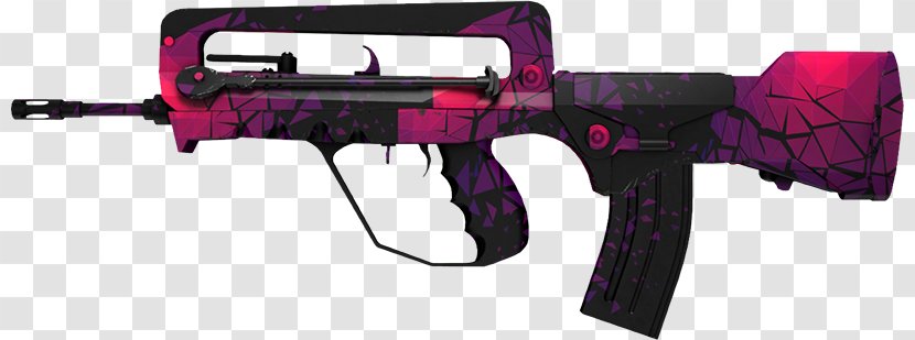 Counter-Strike: Global Offensive Counter-Strike 1.6 FAMAS Video Game Weapon - Cartoon Transparent PNG