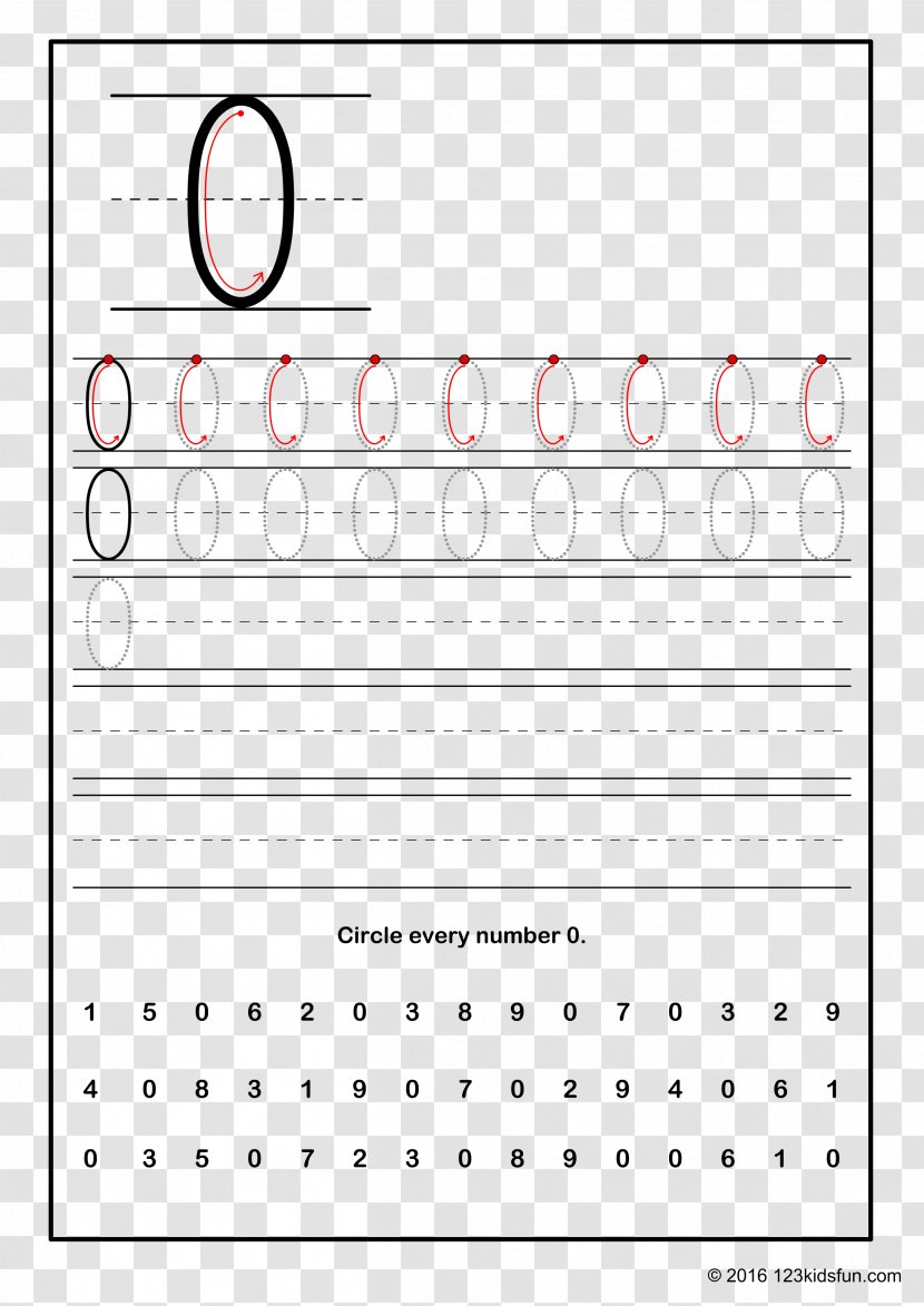 Pre-school Worksheet 0 Kindergarten First Grade - Rectangle - 123 Transparent PNG
