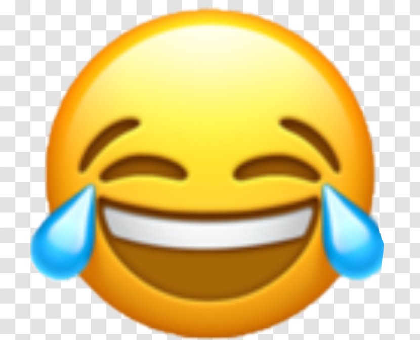 Face With Tears Of Joy Emoji Laughter Smile - Laughing Transparent PNG