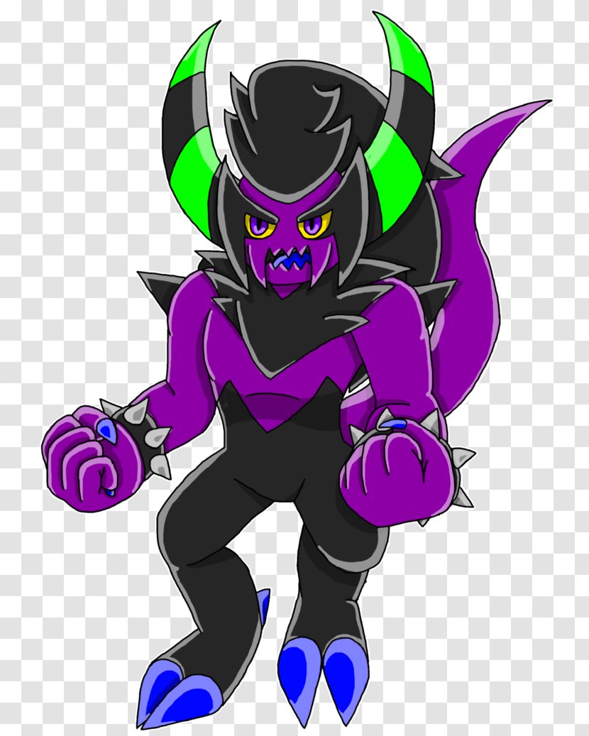 Demon Cartoon Legendary Creature - Purple Transparent PNG