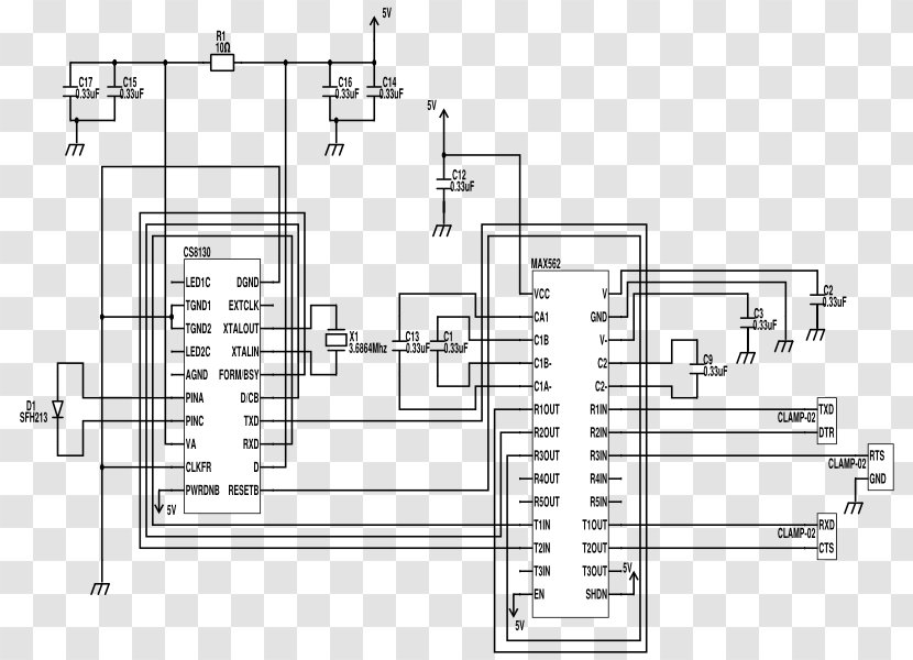 Schematic Laser Technical Drawing Electrical Network Design - Cartoon Transparent PNG