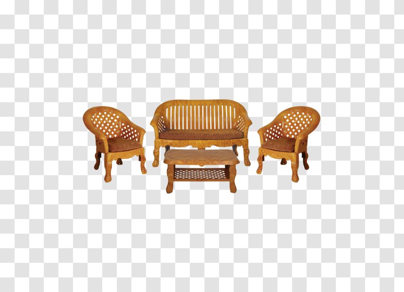 Table Wing Chair Furniture Couch Transparent PNG