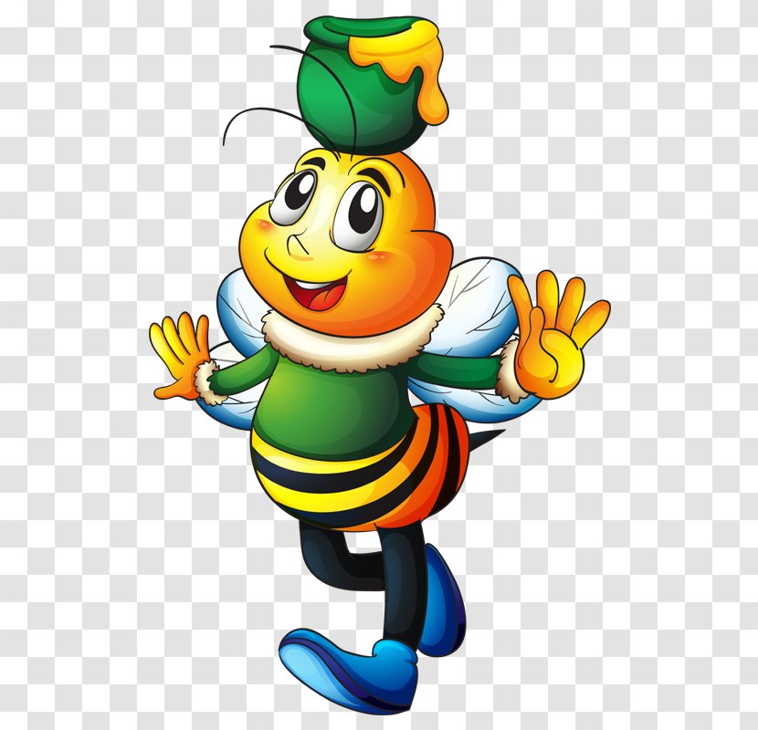 Beehive Cartoon Clip Art - Mascot - Bee Transparent PNG