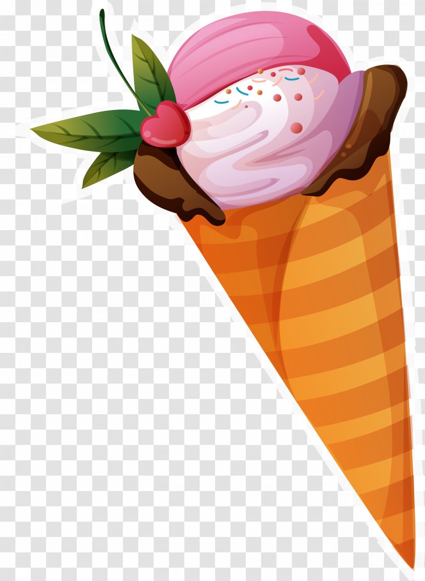 Ice Cream Cone Sundae Clip Art - Stock Photography - Image Transparent PNG