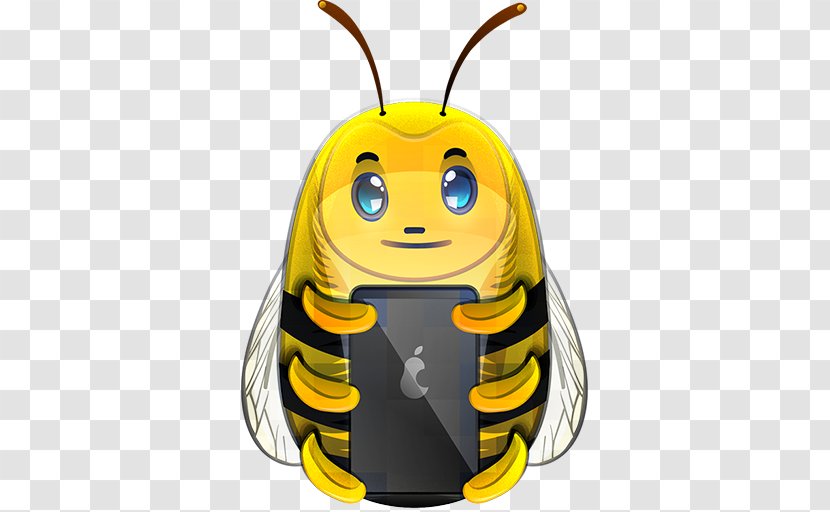 Bee ICO Download Icon - Invertebrate - Cartoon Transparent PNG