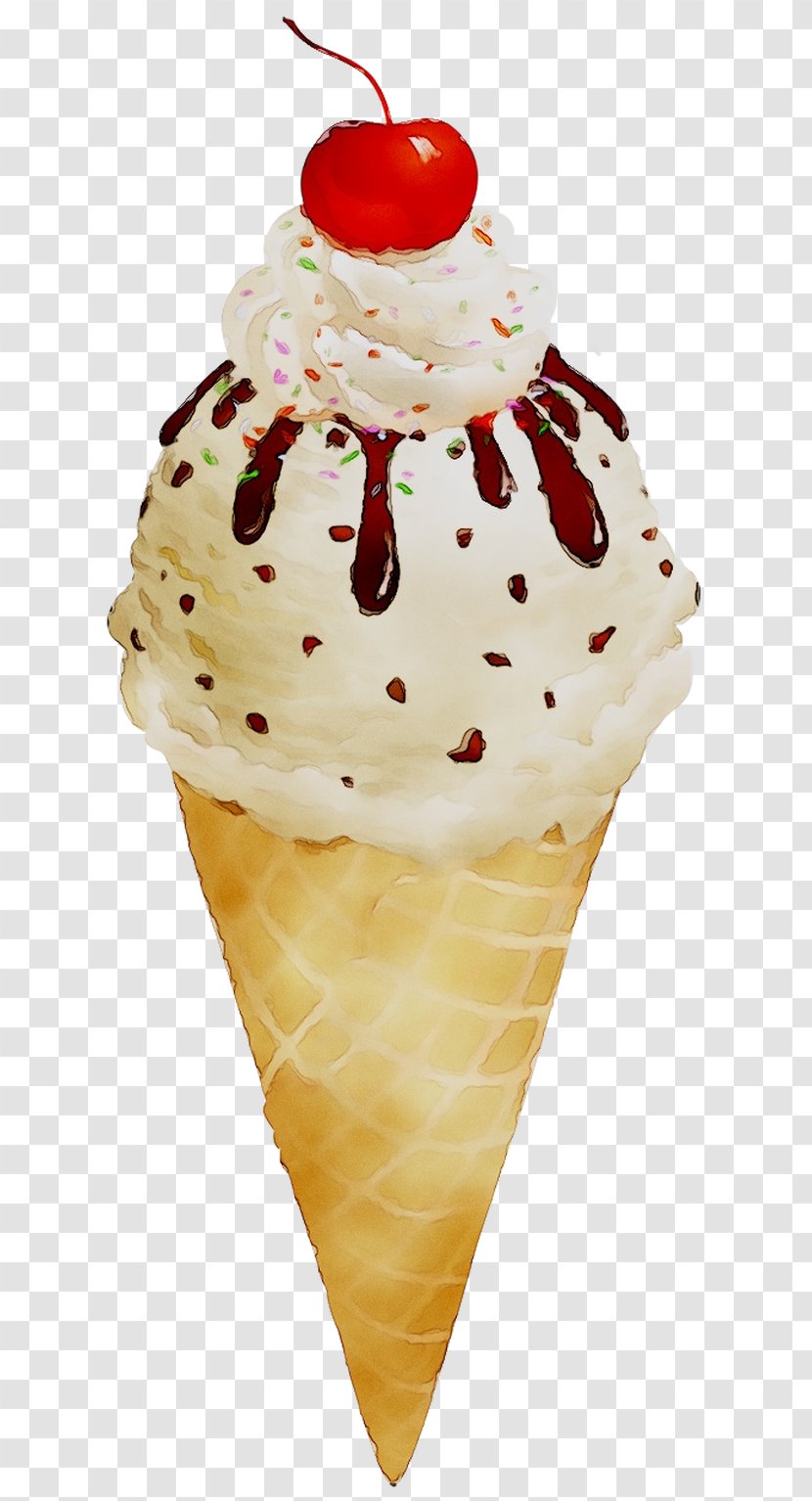 Sundae Gelato Ice Cream Cones Transparent PNG