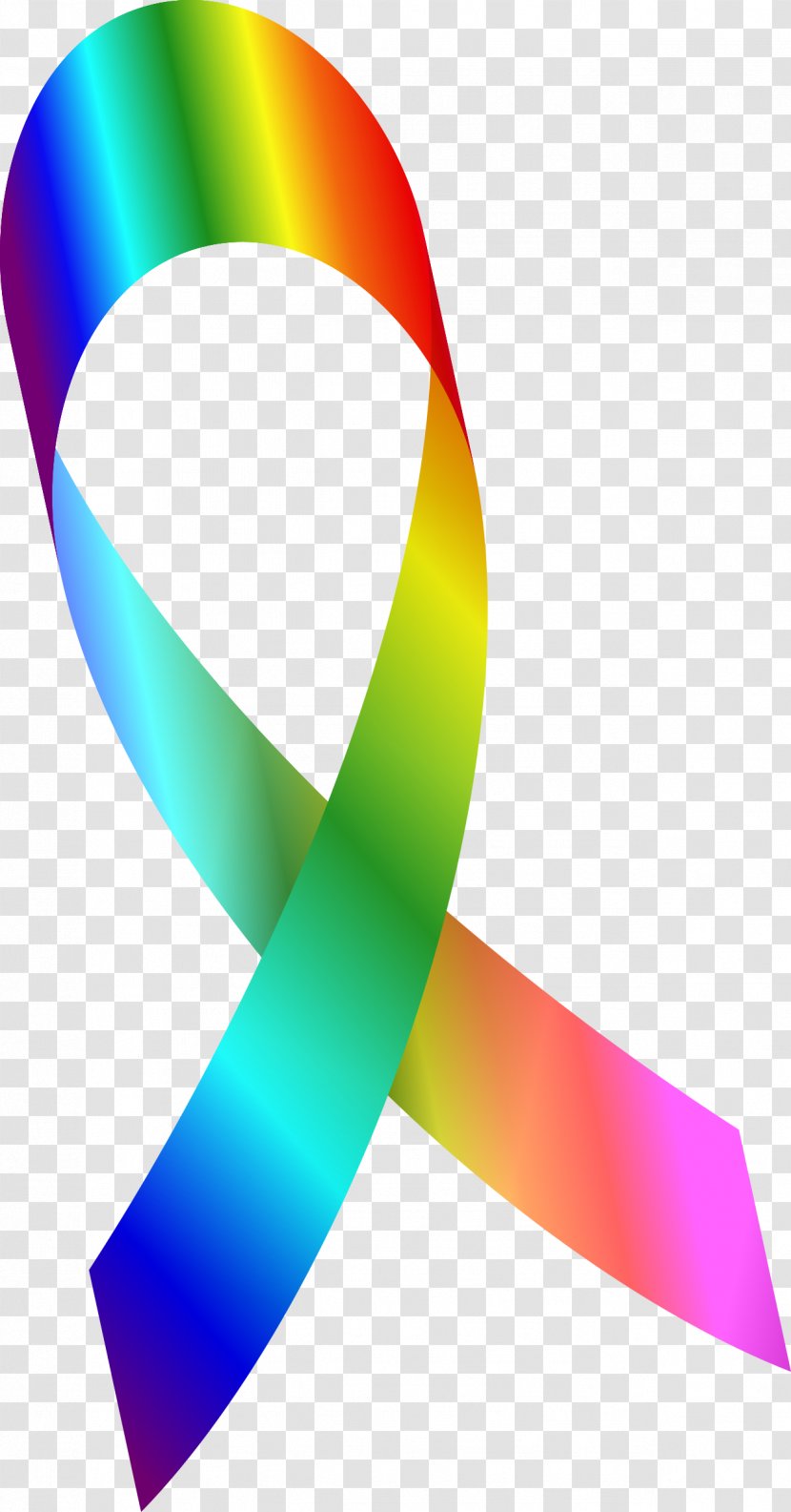 LGBT Ribbon Rainbow Flag - Cartoon Transparent PNG
