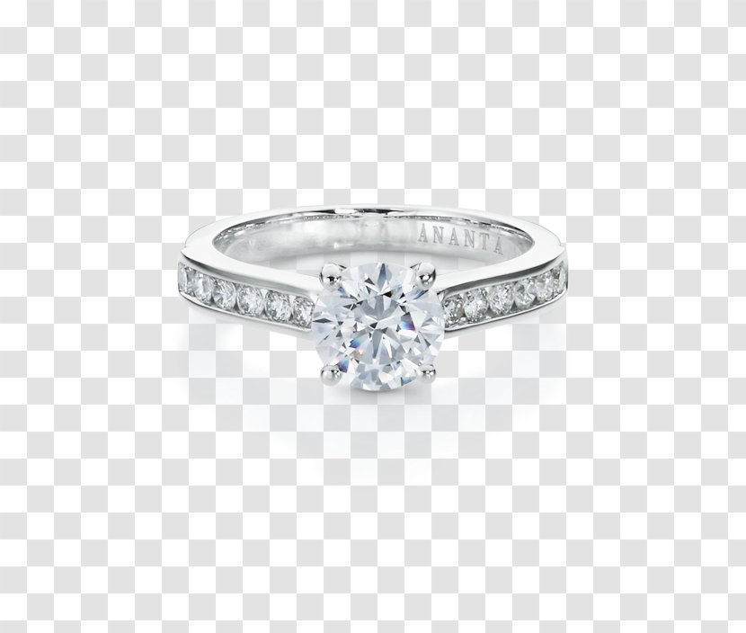 Diamond Solitaire Engagement Ring Jewellery Transparent PNG