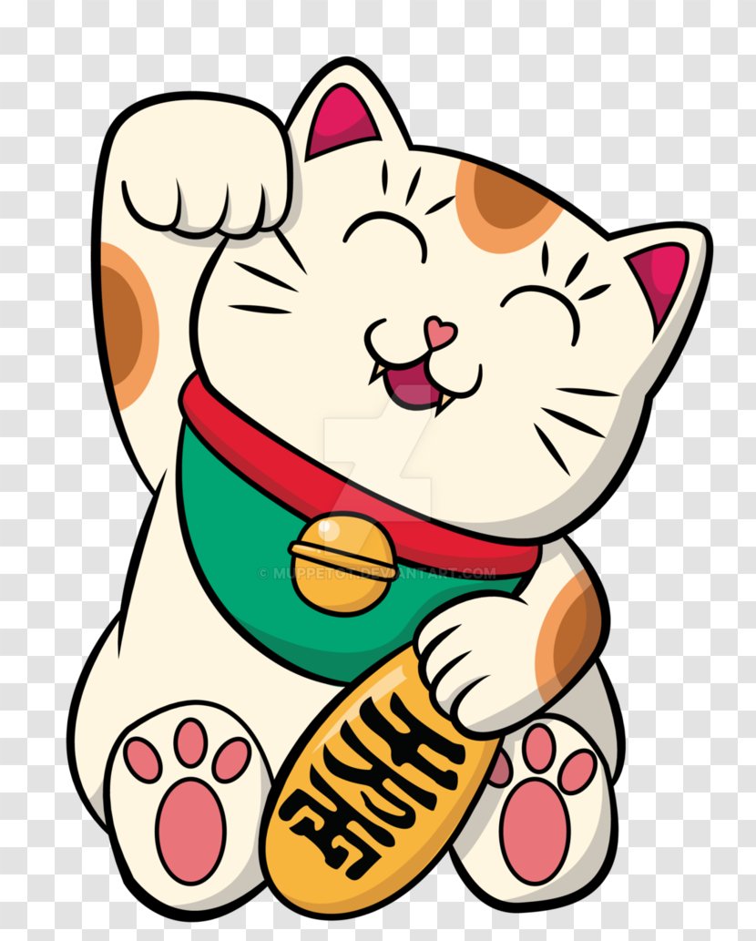 Whiskers Art Food Clip - Maneki Neko Wallpaper Transparent PNG