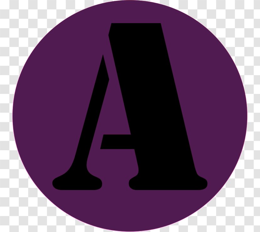 Logo Font - Purple - Design Transparent PNG