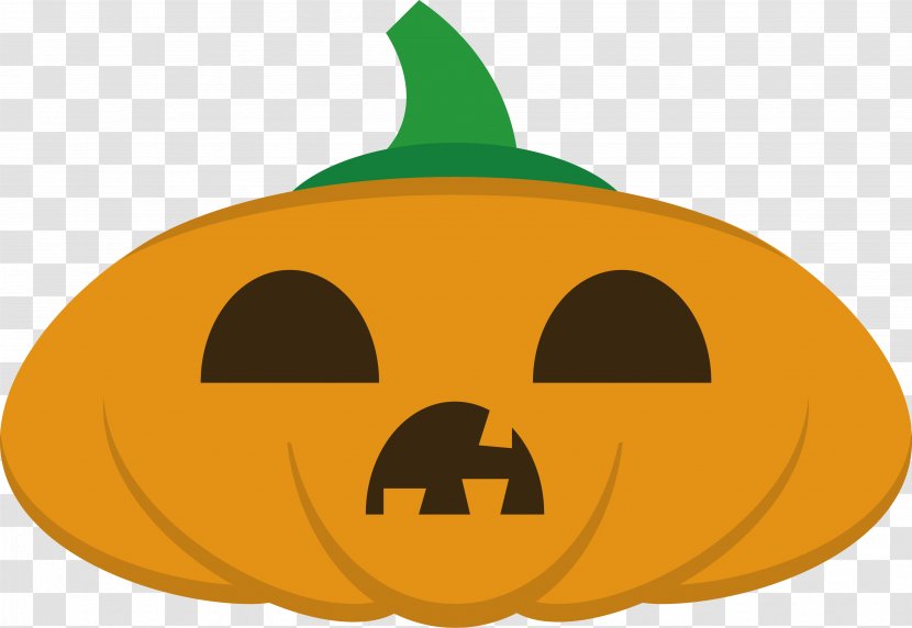 Jack-o'-lantern Calabaza Pumpkin Halloween - Produce - A Stunned Head Transparent PNG