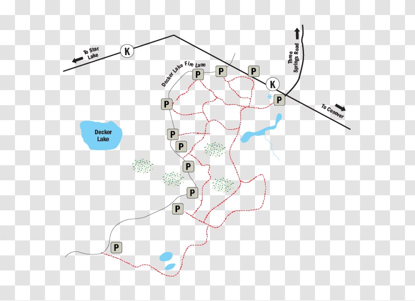 Bridgewater Inn Heart Lake Decker Location Map - Vilas County Wisconsin - Technology Transparent PNG