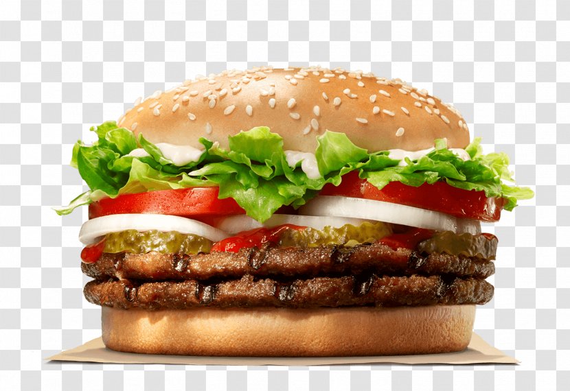 Whopper Cheeseburger Hamburger Big King Chicken Sandwich - Salmon Burger - Restaurant Transparent PNG