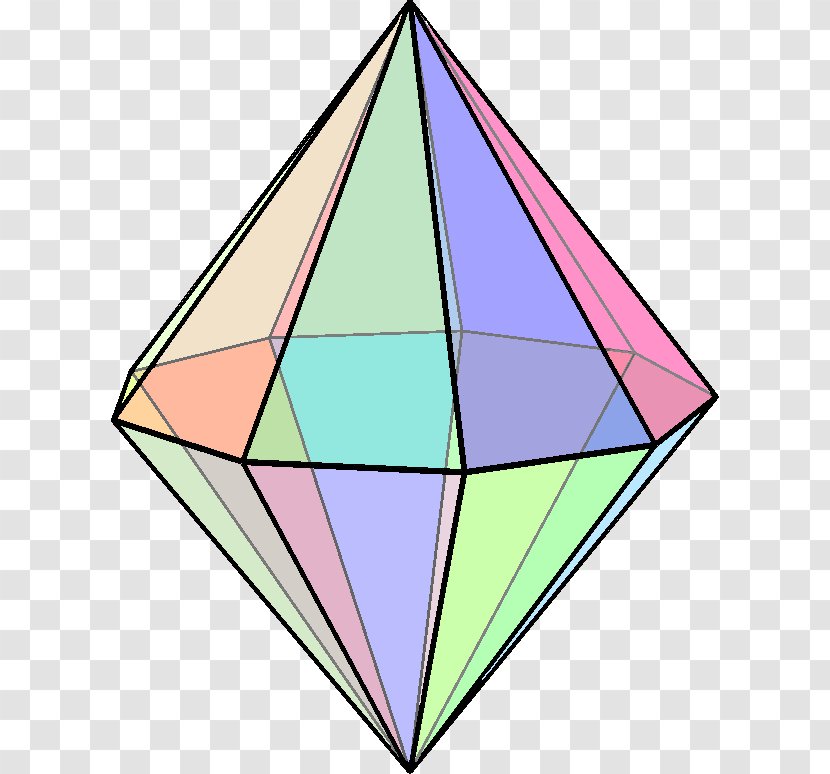 Bipyramid Face Enneagonal Prism Polyhedron - Semiregular Transparent PNG