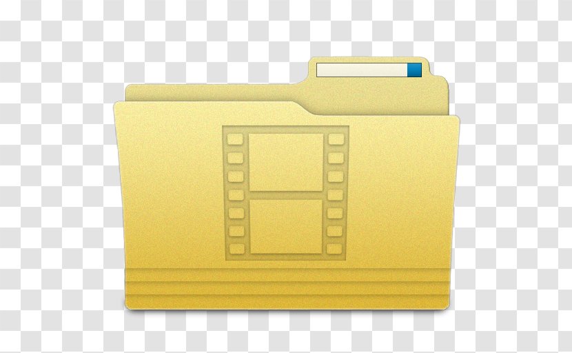 Material Yellow - Home Directory - Folders Videos Folder Transparent PNG