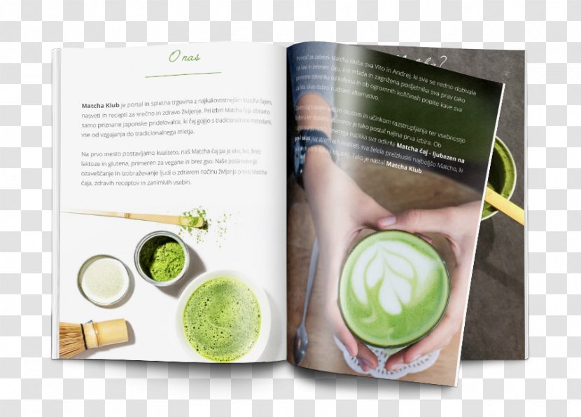 MatchaKlub.si Green Tea Superfood - Brochure Transparent PNG