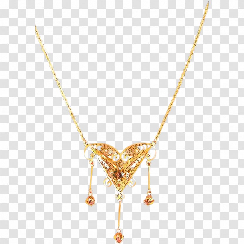 Gold Necklace - Jewelry Making Metal Transparent PNG