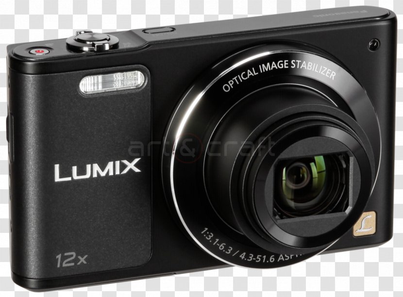 Digital SLR Panasonic Camera Lens Lumix - Pointandshoot Transparent PNG