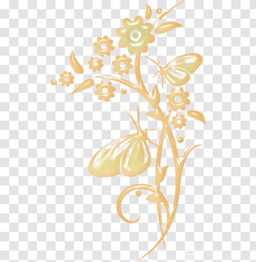 Sticker Flower Paper Butterfly Adhesive Transparent PNG