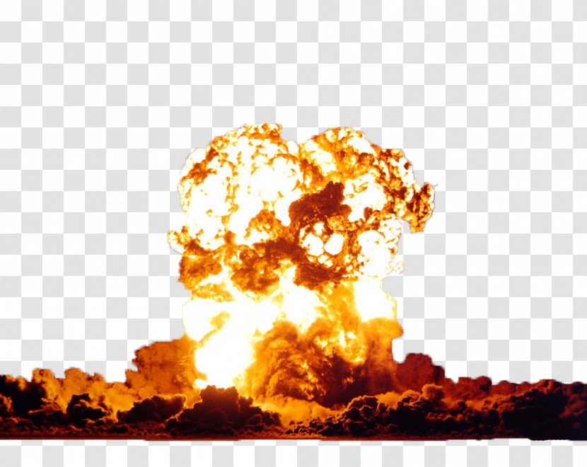 Nuclear Explosion Weapon Bomb - Cartoon - Mushroom Cloud Transparent PNG