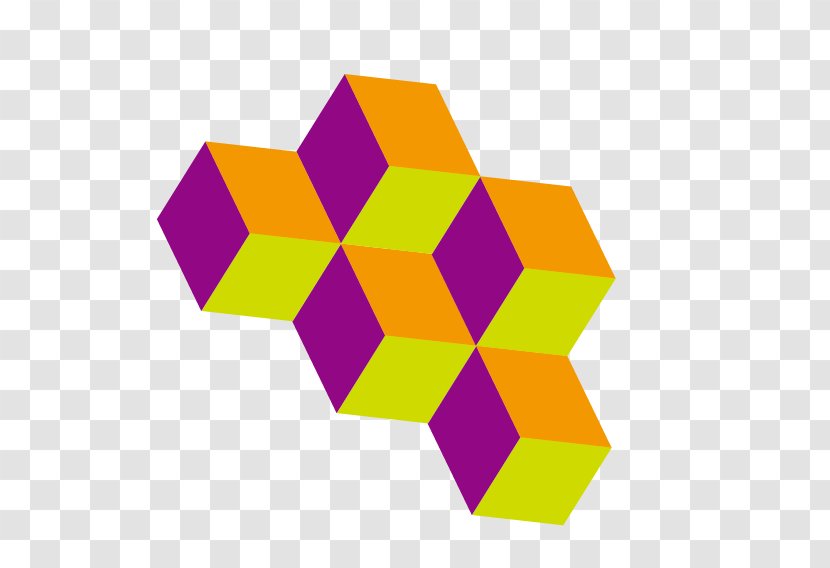 Geometric Shape Three-dimensional Space - Computer Graphics - Color Cube Assembly Transparent PNG