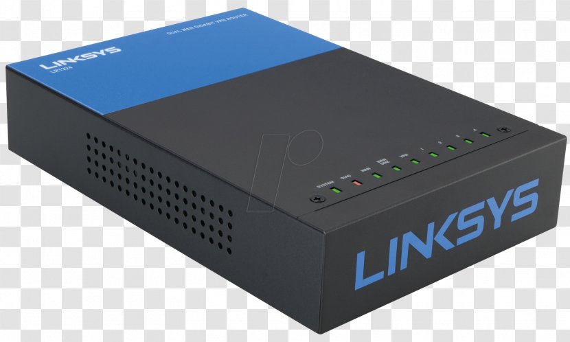 Linksys LRT224 Router Power Inverters Ethernet Hub Network Switch - Technology Transparent PNG