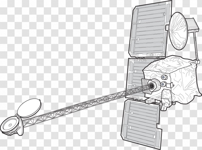 Mars Orbiter Mission Exploration Rover Clip Art - Drawing - Cliparts Outline Transparent PNG