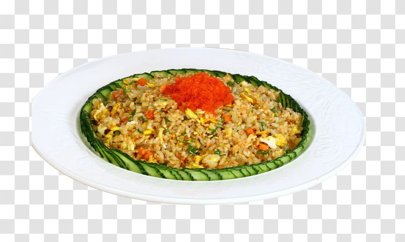 Yangzhou Fried Rice Chinese Cuisine Cake Kimchi - Golden Transparent PNG