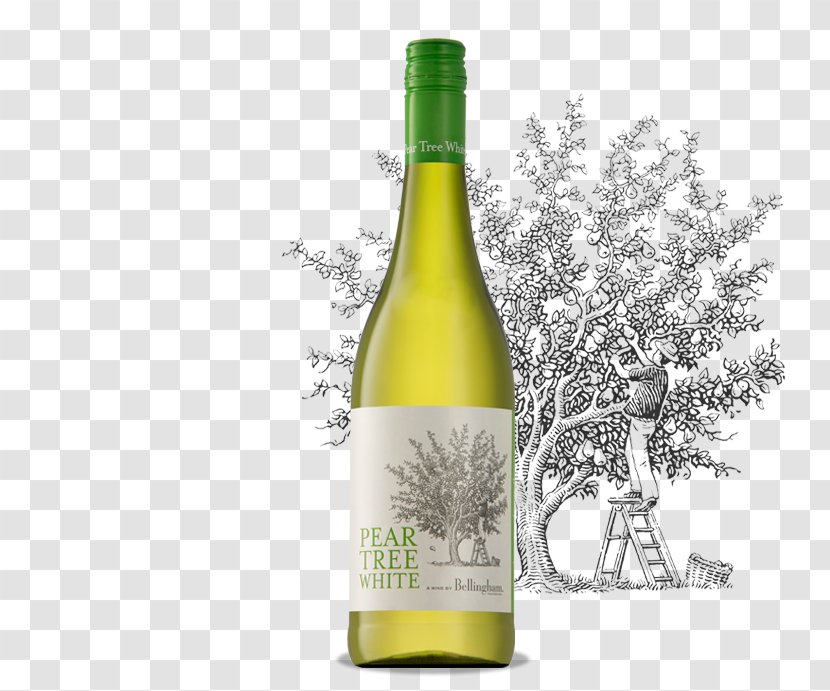 White Wine Chenin Blanc Viognier Bottle - Glass Transparent PNG