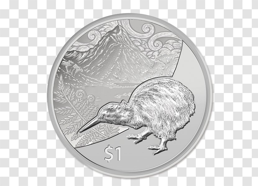 New Zealand Silver Coin Bullion - Gold Transparent PNG