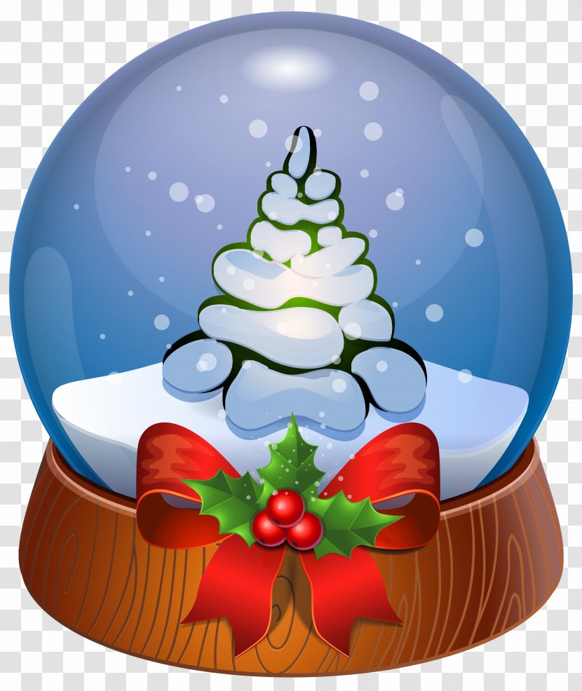 Santa Claus Snow Globe Christmas Clip Art - Elf - Tree Transparent Image Transparent PNG