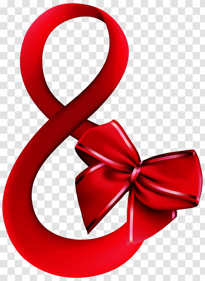 Red Ribbon Clip Art Fashion Accessory Transparent PNG