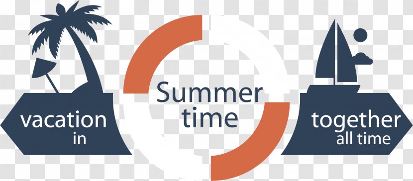 Logo Summer Beach - Sunlight - Time Vector Transparent PNG