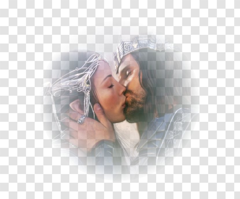 The Tale Of Aragorn And Arwen Elrond Lord Rings - Frame - Couple Love Transparent PNG