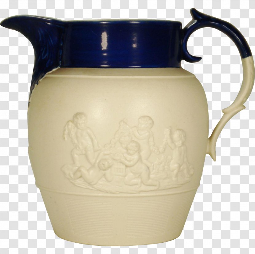 Jug Pottery Ceramic Cobalt Blue Pitcher - Kettle - Mug Transparent PNG