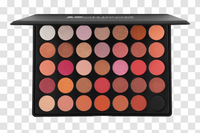 BH Cosmetics Marble Collection Warm Stone Eyeshadow Palette Eye Shadow Makeup Brush Rouge - Color - Morphe Transparent PNG