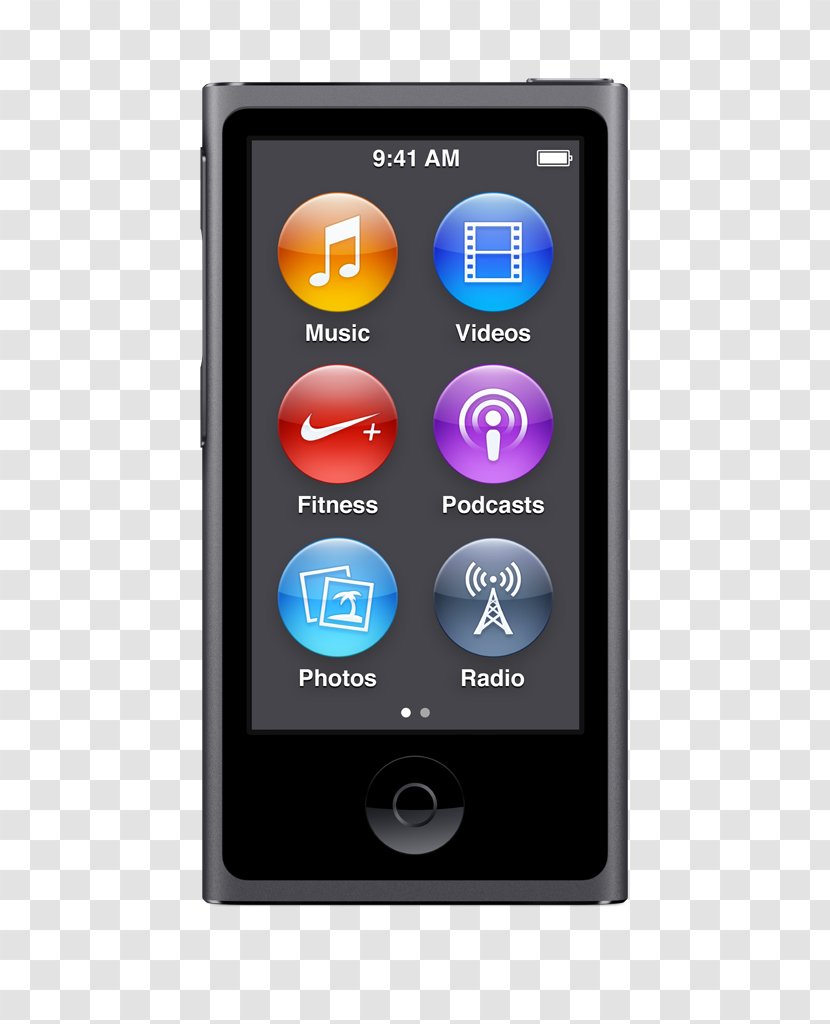 Apple IPod Nano (7th Generation) Classic Touch Multi-touch - Smartphone Transparent PNG