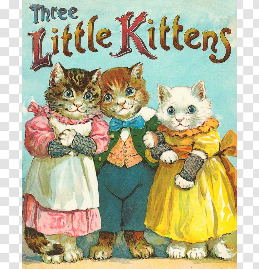 Three Little Kittens Cat Puppy Clip Art - Small To Medium Sized Cats - Kitten Cliparts Transparent PNG