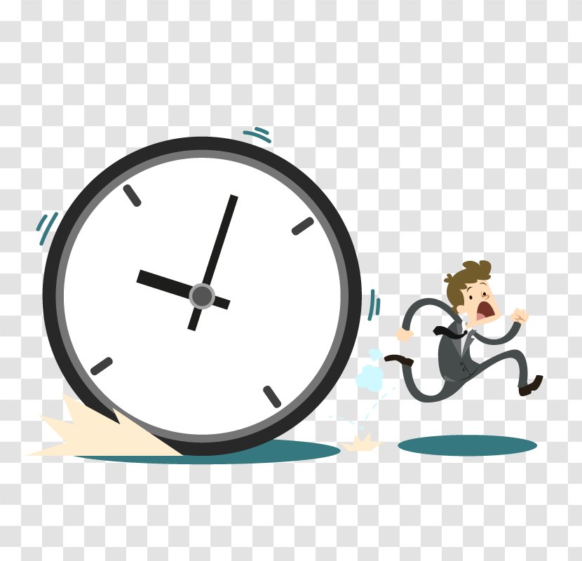 Alarm Clock Cartoon Font - Vector Stop Time Transparent PNG