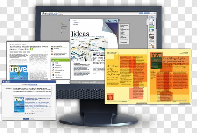 Computer Monitors Software Display Advertising - Design Transparent PNG