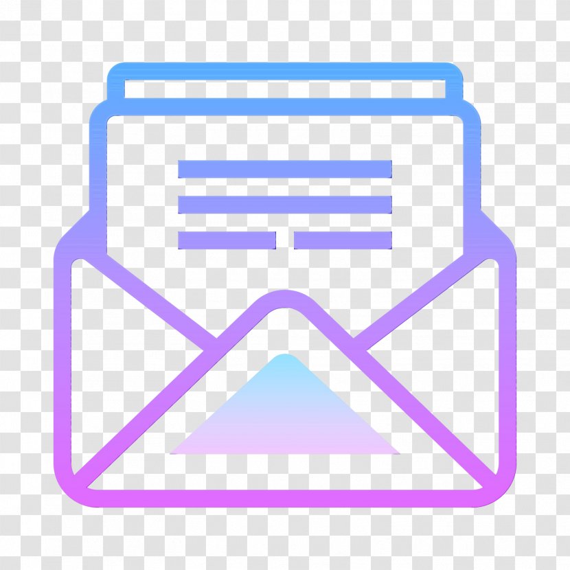 Message Email - Letter - Electric Blue Transparent PNG
