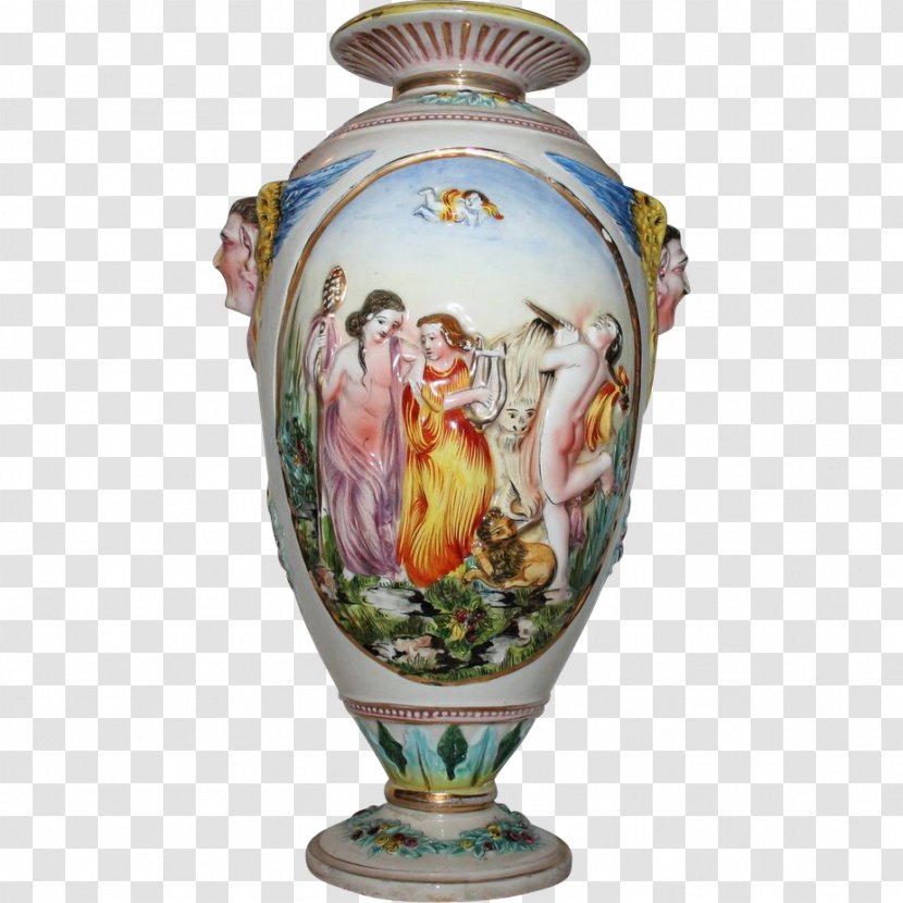 Vase Porcelain Urn - Ceramic Transparent PNG