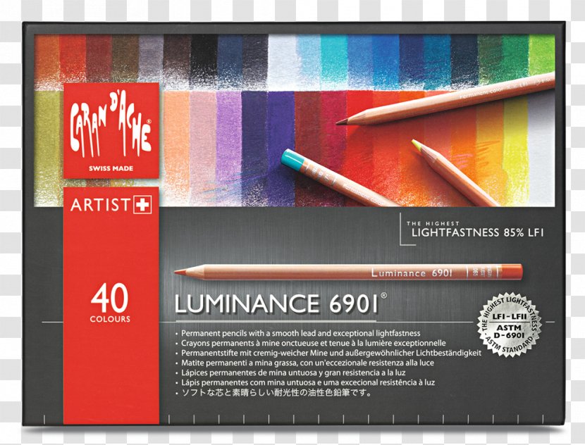 Caran D'Ache Colored Pencil Lightfastness - Brand Transparent PNG