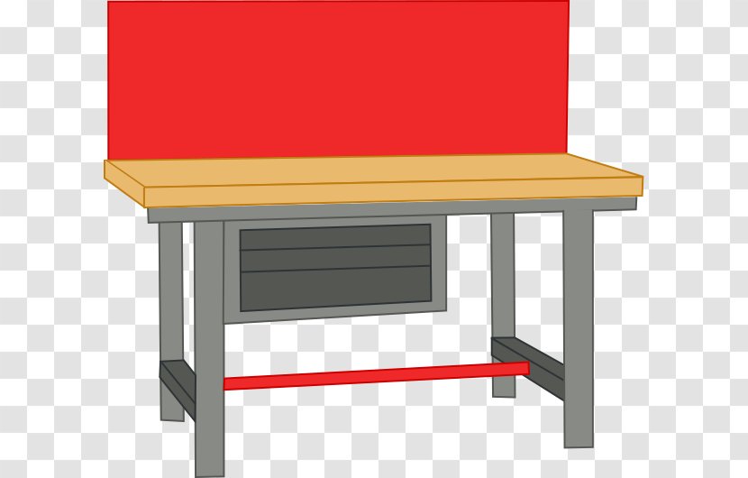Table Workbench Clip Art - Outdoor Furniture Transparent PNG