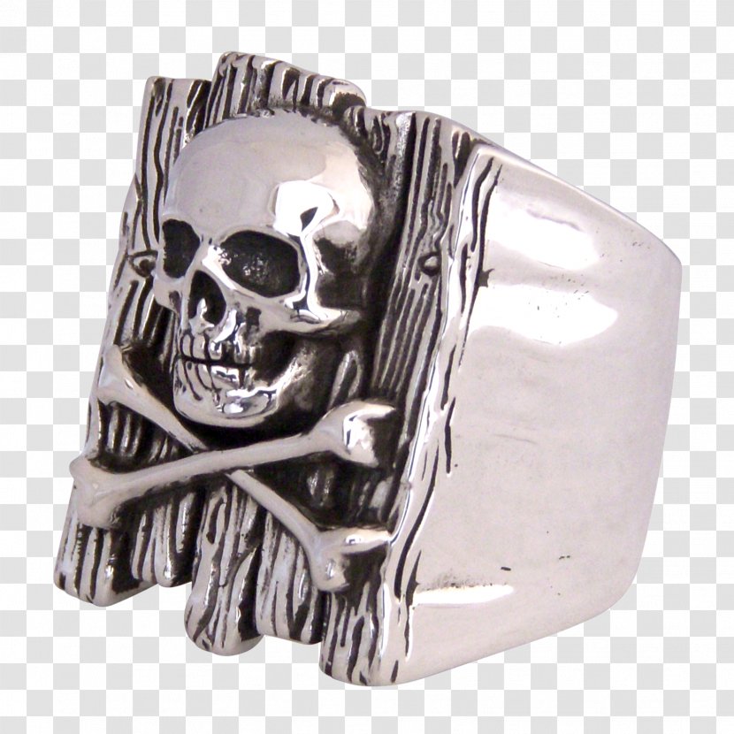 Silver Skull Body Jewellery - Jewelry Transparent PNG