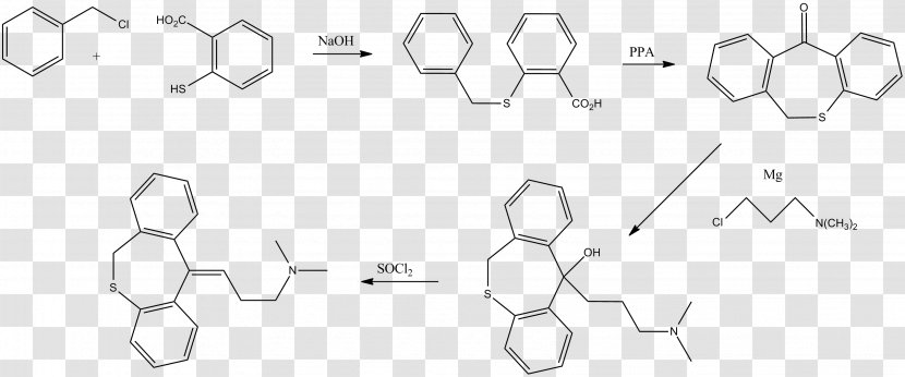 1,2,3-Triazole Chemical Synthesis Dosulepin Doxepin - Silhouette Transparent PNG