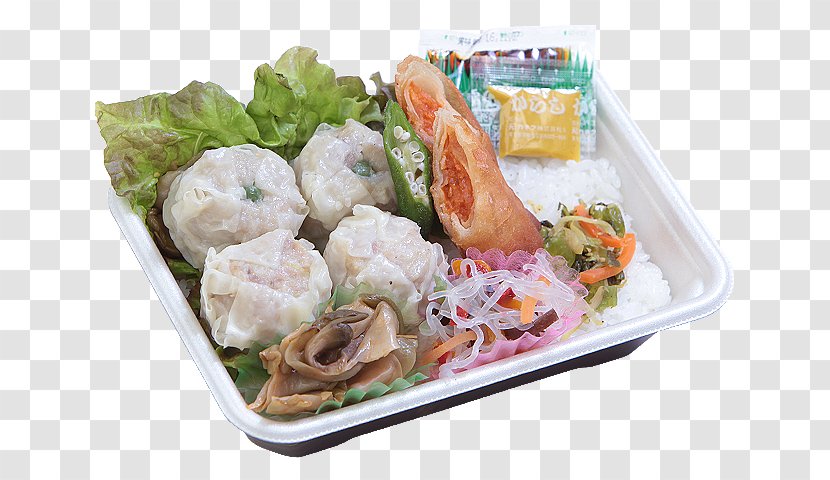 Bento Ekiben Onigiri Shumai Hors D'oeuvre - Shrimp - Food Transparent PNG
