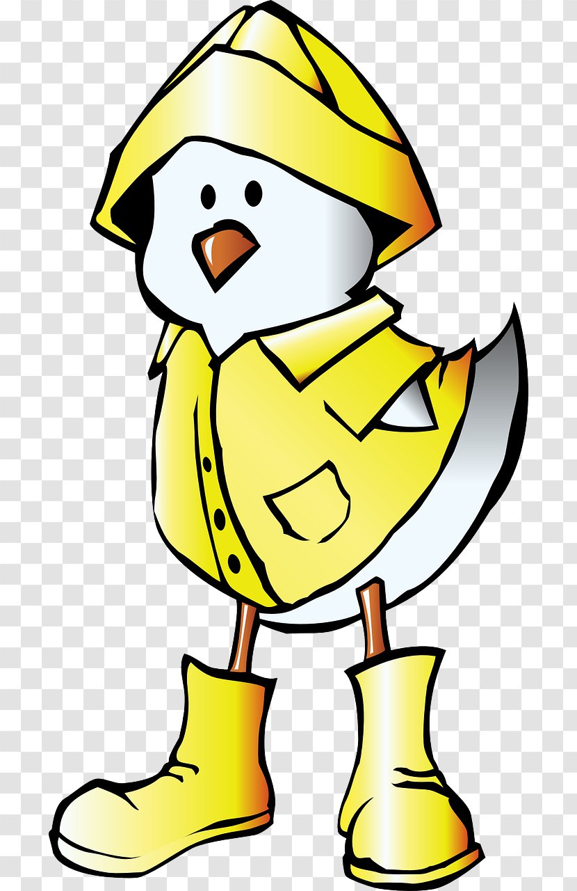 Free Content Royalty-free Clip Art - Yellow - Chick Wearing Overalls Transparent PNG
