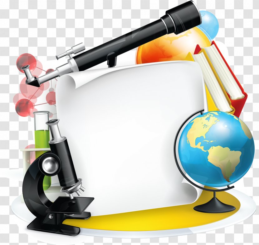 Education College Clip Art - Technology - Microscope Transparent PNG